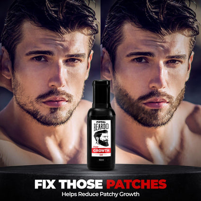 Beardo & Hair Growth Oil, 50ml for Stronger & Fuller Beard Hair 3X50ml