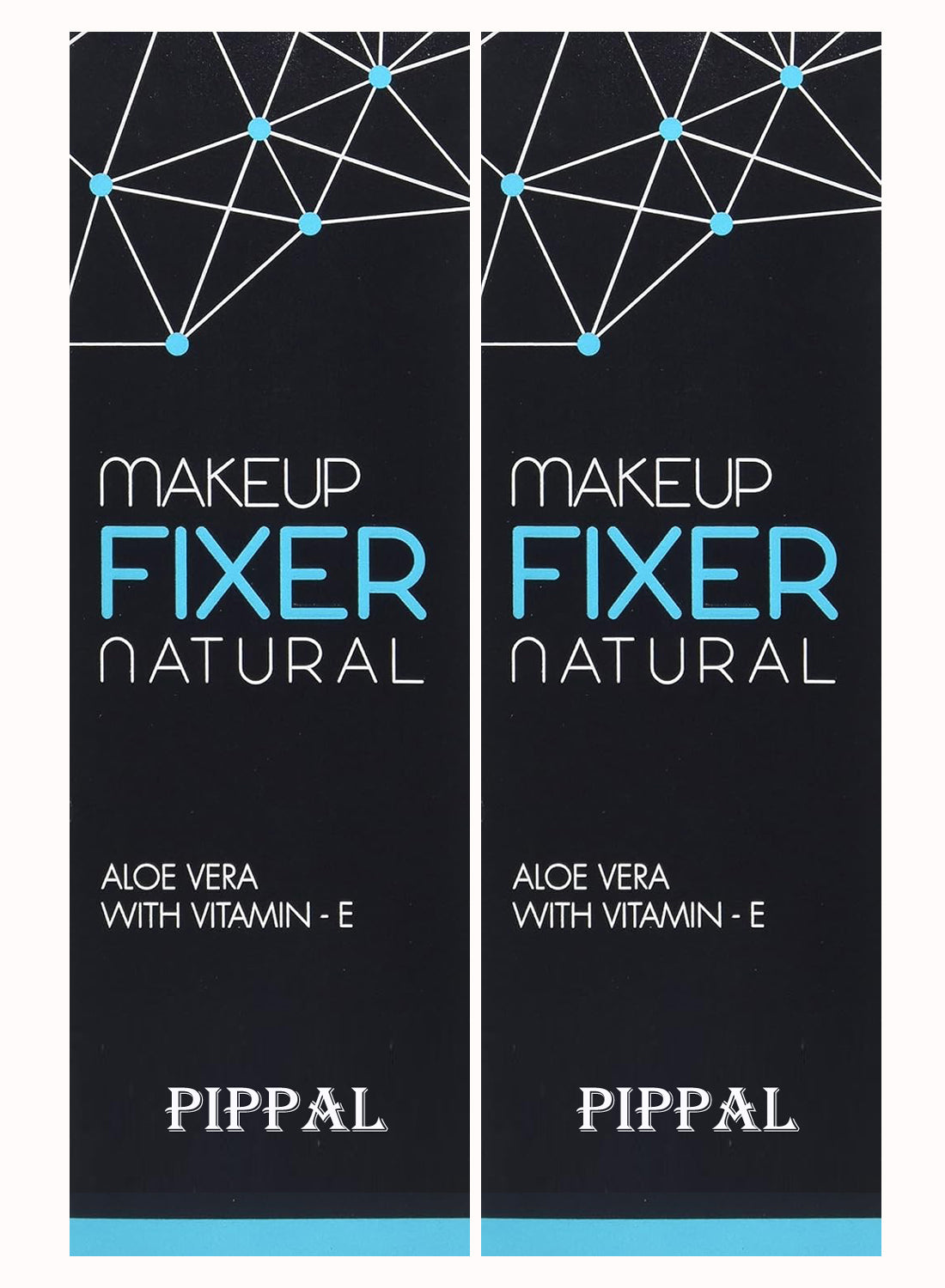 Pippal Long Lasting Natural Makeup Fixer Spray Primer - 80ml (Transparent) Pack of 2