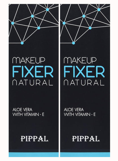 Pippal Long Lasting Natural Makeup Fixer Spray Primer - 80ml (Transparent) Pack of 2